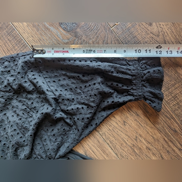 New! NINEXIS Size S Deep Front & Back V Toe Back Bohemian Mini Crochet Coverup - Picture 10 of 16